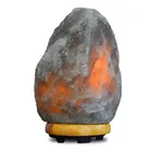 Salt Home Decoration 2-3kgs Pakistan Himalayan Natural Crystal Rock Stone Pink Salt Lamp With Wooden Base
