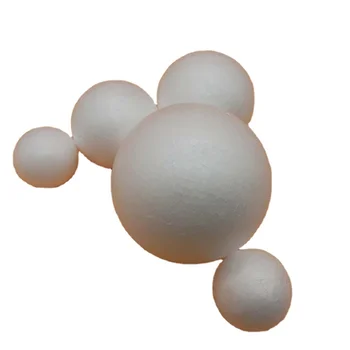 Wholesale cheap decorated styrofoam christmas ball / 5cm polystyrene balls