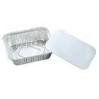 Aluminum Foil Top Quality Disposable Container Food Aluminum Foil Plates With Paper Lid