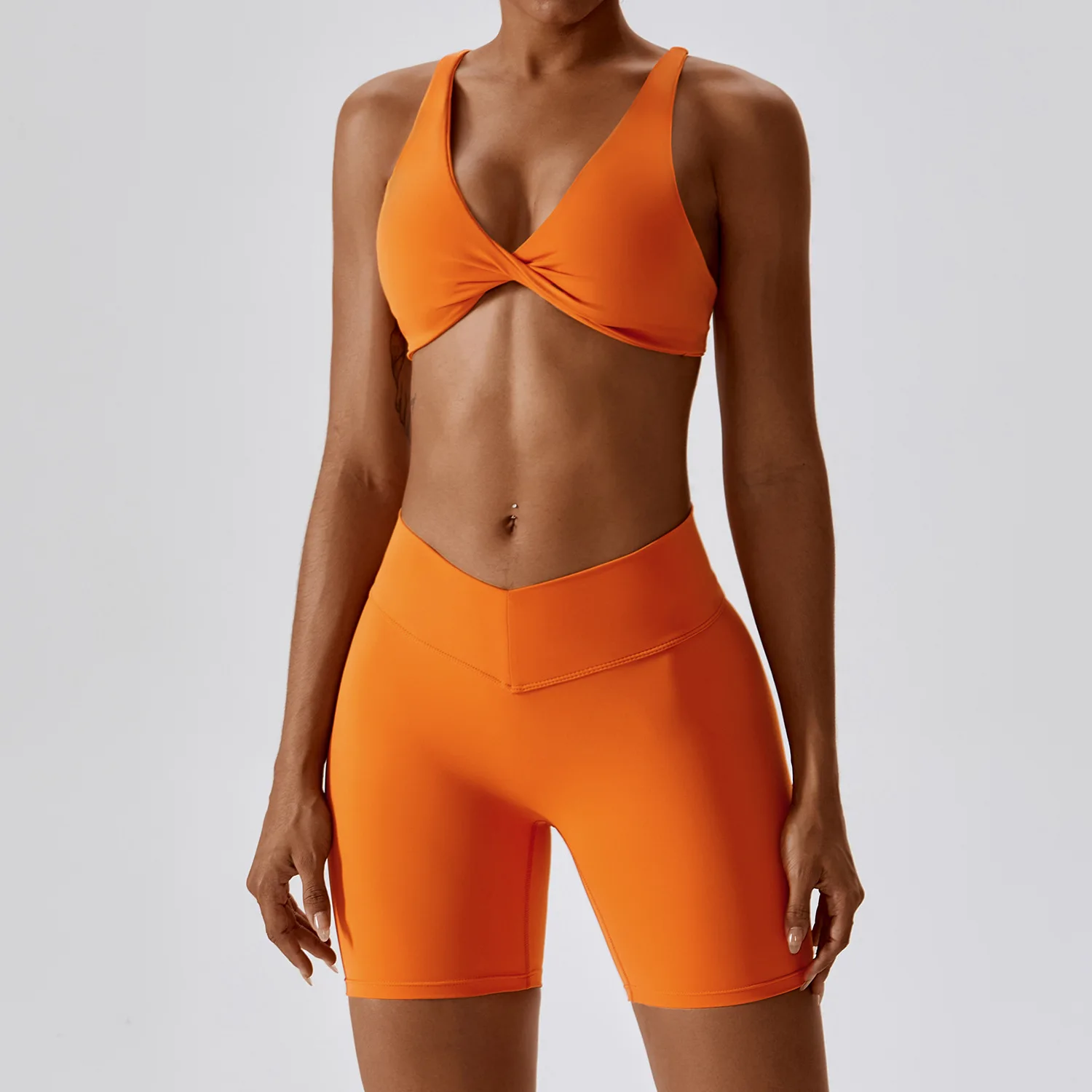 Wholesale Custom Breathable Scrunch Sexy Sports Bras Leggings Sets Workout Fitness Wear Sportswear Women Yoga Sets