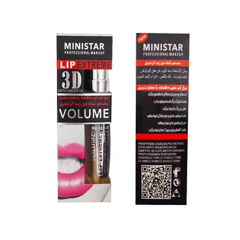 Ministar Sexy Fuller Lips Care Makeup 3D Volume Lipgloss Tint Lip Plumper Gloss Beauty Long Lasting Liquid Lipstick