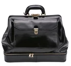 High End Trendy Custom Leather Doctors Tote Bag Handmade Professional Large Storage Portable Medical Bag