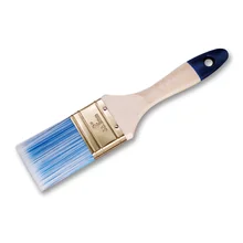 210110 DIY Paint Brush with PBT Wooden Handle Gold Plated Tinplate OEM Supported