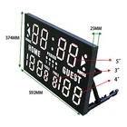 Ganxin Rechargeable Built-in Battery/gametime Scoreboard/led Digital Sports Scoreboard Score Maker Scoring