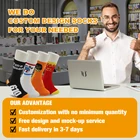 FREE DESIGN MOCKUP Customized Logo Women Socks Oem Custom Socks For Women