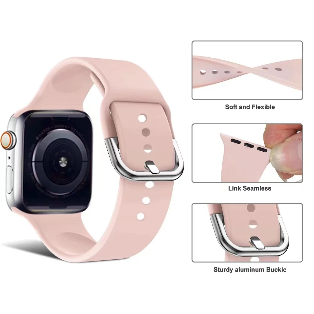 Soft Silicone Smart Watch Strap For Apple Watch Buy Mm Smart Watch