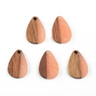 Gift Nature Solid Wood Resin Wood Patchwork Retro Fashion DIY As Special Gift