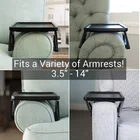 Clip Tray Table Clip On Tray Sofa Table For Wide Couches Couch Arm Tray Table Portable Table TV Desk