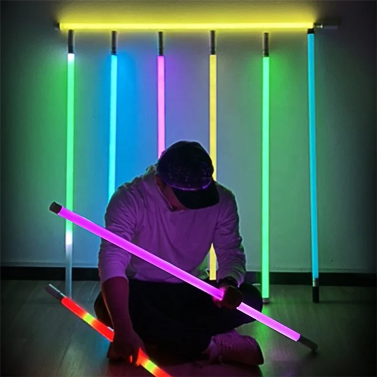 T8 Led Tube Light Dimmable Color Changing Light Bar Remote Control Usb Charging Rgb Led Lights - Rgb Tube Led,Factory Custom Logo Remote Control Dimmable Color Changing T8 Led