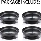 Table Decorative Table Top Candlestick Holder Metal Mattle Black Decorative Iron Pillar Candle Plate Holder