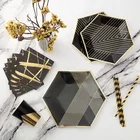 Stamp Plates Hot Stamp Fancy Eco Friendly Areca Nut Plates Bowls Approved Disposable Square Plates