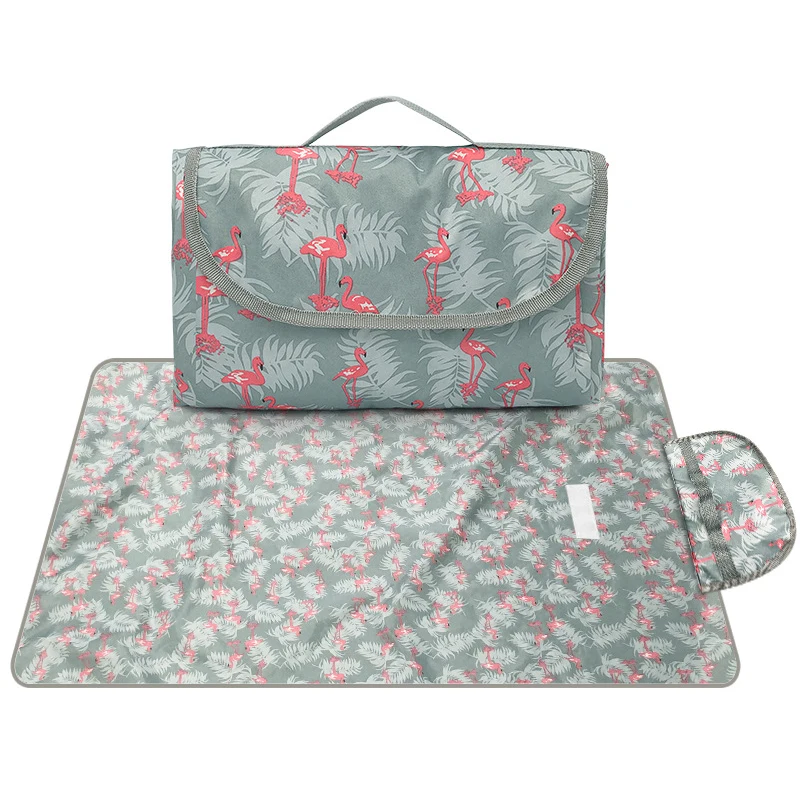 Custom Portable Foldable Picnic Mat Fashion Styles for Outdoor Beach Camping with PP Material Logo Included factory