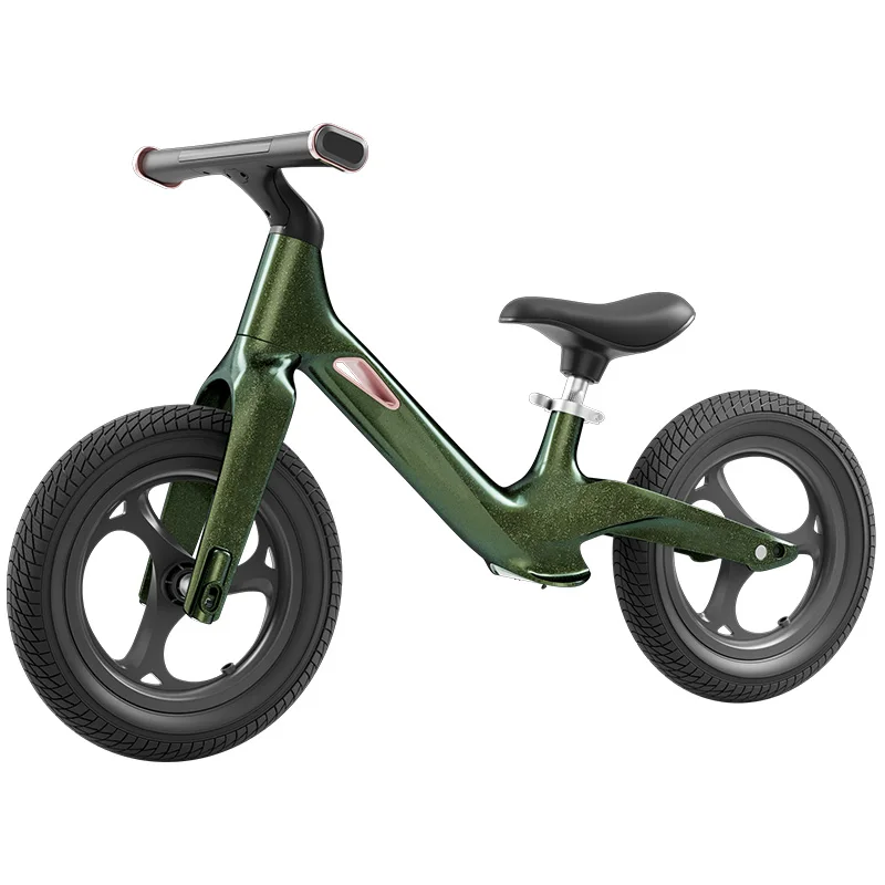 12-inch No Pedals Magnesium Alloy Baby Slide Balance Bike Manufacturer Colorful Lighting Baby Balance Bike For Boys Girls