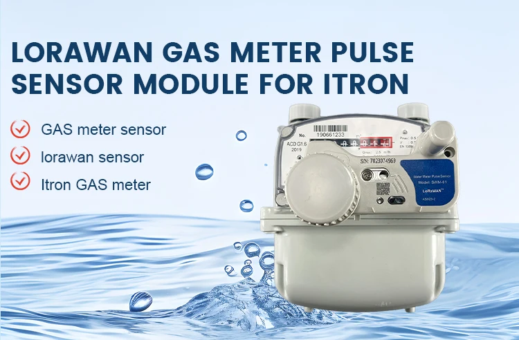 Low Power Data Acquisition Transmission Lorawan Gas Meter Pulse Input