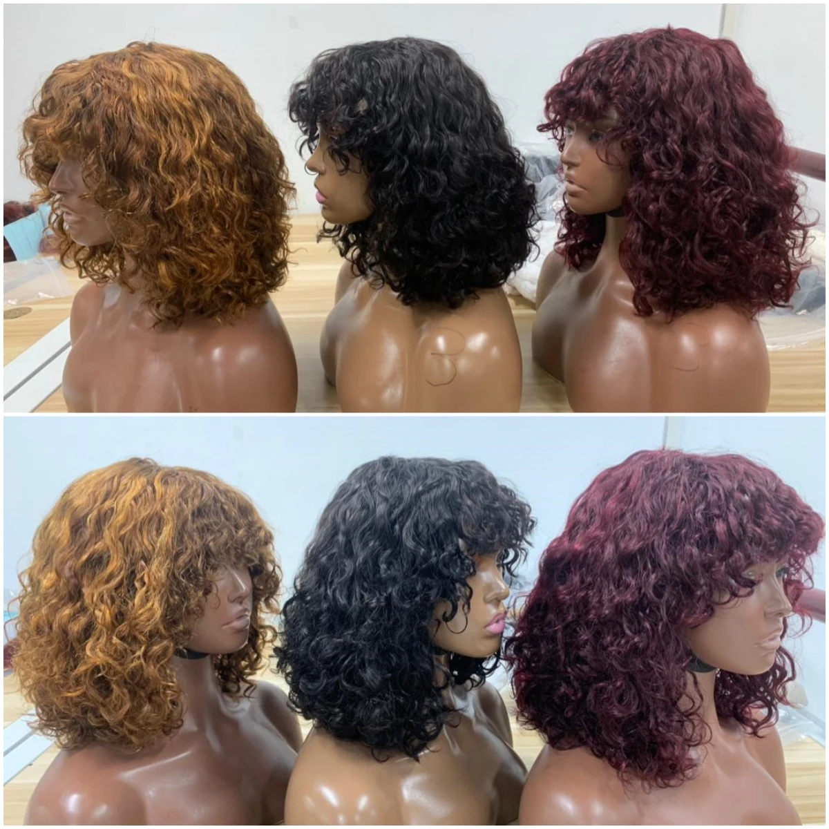 Cheap Price Hot Sale Bone Straight Bob Wigs Brazilian Human Hair Frontal Wigs Double Drawn Transparent HD Full Lace Front Wig