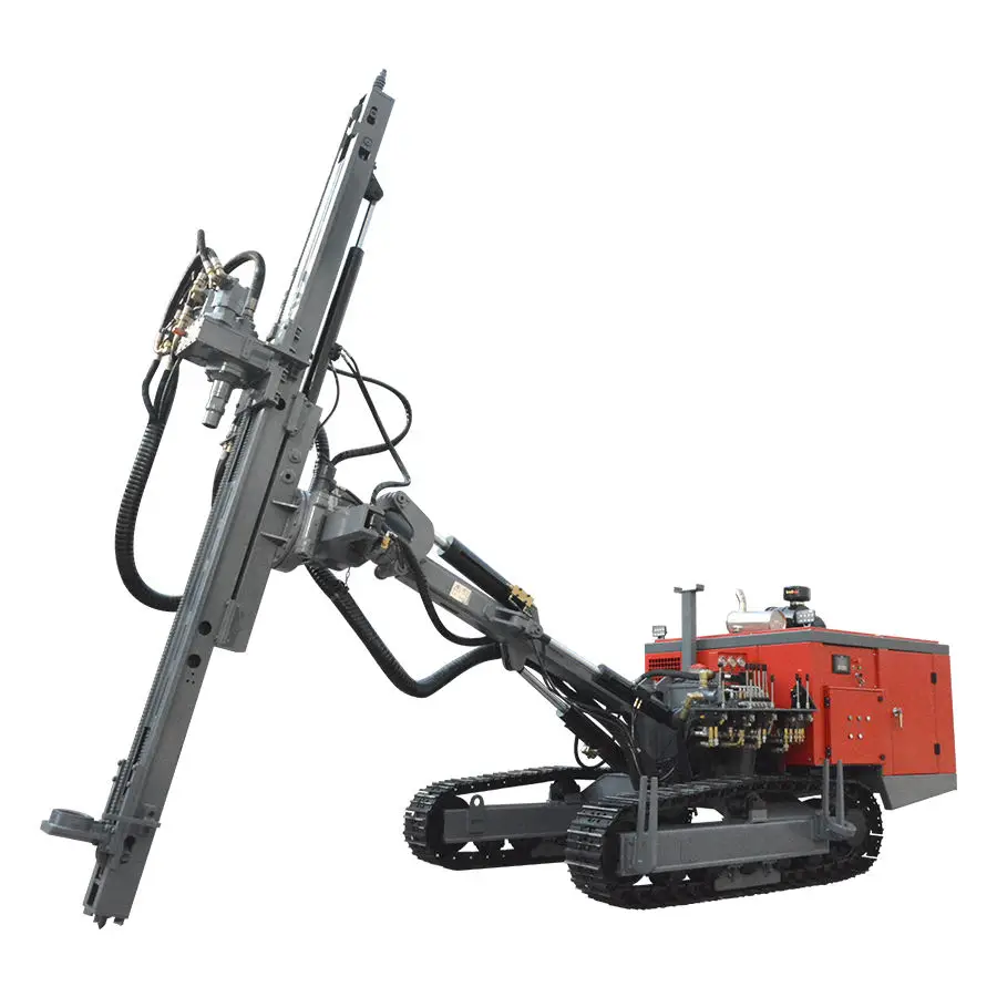 Hongwuhuan M4 hydraulic top hammer 90-200 mm 50 meters separated DTH Drill Rig Well Drilling hard rock for coal mine