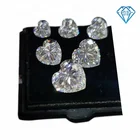 Heart Double Jewelry VVS1 D Color Heart Shape Loose Moissanite Stone Diamond With GRA Certificate