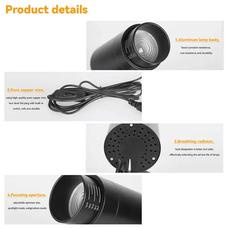 20W RGB LED Ceiling Spot Light and Remotely Controlled Adjustable Light Aluminum 16-color Adjustable Focus Track Stage Light