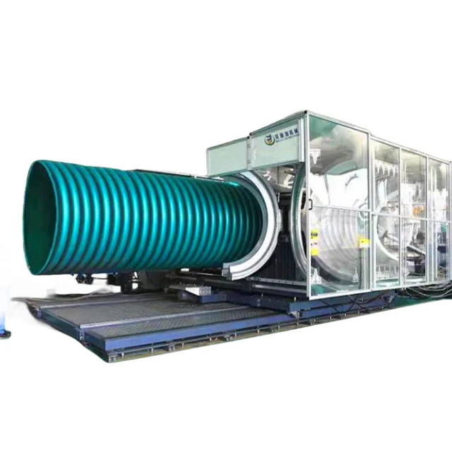 Bestselling 200-600mm urban sewage pipe making machine, high-speed water-cooled corrugated pipe production equipment