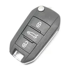 Key Original Citroen NEW Elysee C4L 3 Buttons Car Remote Key 433mhz Id46 Chip
