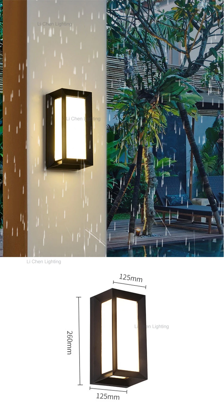 bd22 outdoor ip65 waterproof and moisture proof courtyard villa exterior wall porch led wall lamp -0