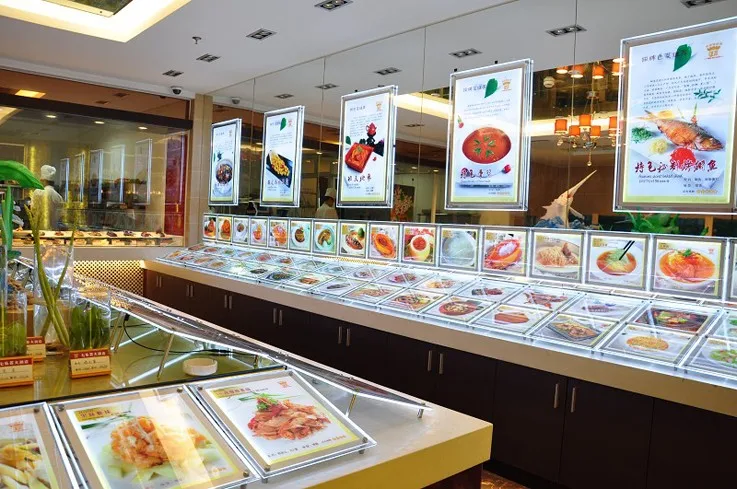 product advertising light box acrylic real estate agency led window display-13