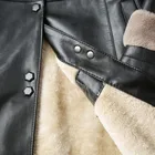 Leather Jacket Lady Ladies Long Coat Women Leather Jacket PU Leather Lady Jacket For Wholesale