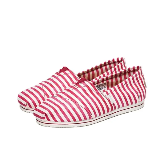 ladies canvas flat shoes