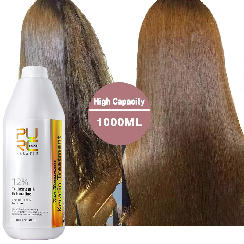 Professional Pure Brazilian Smoothing Keratin Treatment Kit Best Hair  Straightening Cream For Frizzy Hair Damaged Hair Repair - Buy Keratin  Treamtent,Pure Keratin,Pure Brazilian Keratin Treatment Product on  