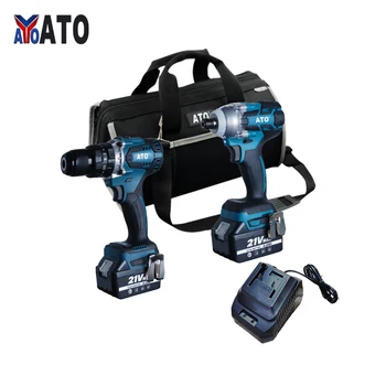 ATO Power Tools N in one tool set with Replacement Battery 3.0Ah 4.0Ah 5.0Ah 18V makita cordless tool combo kits