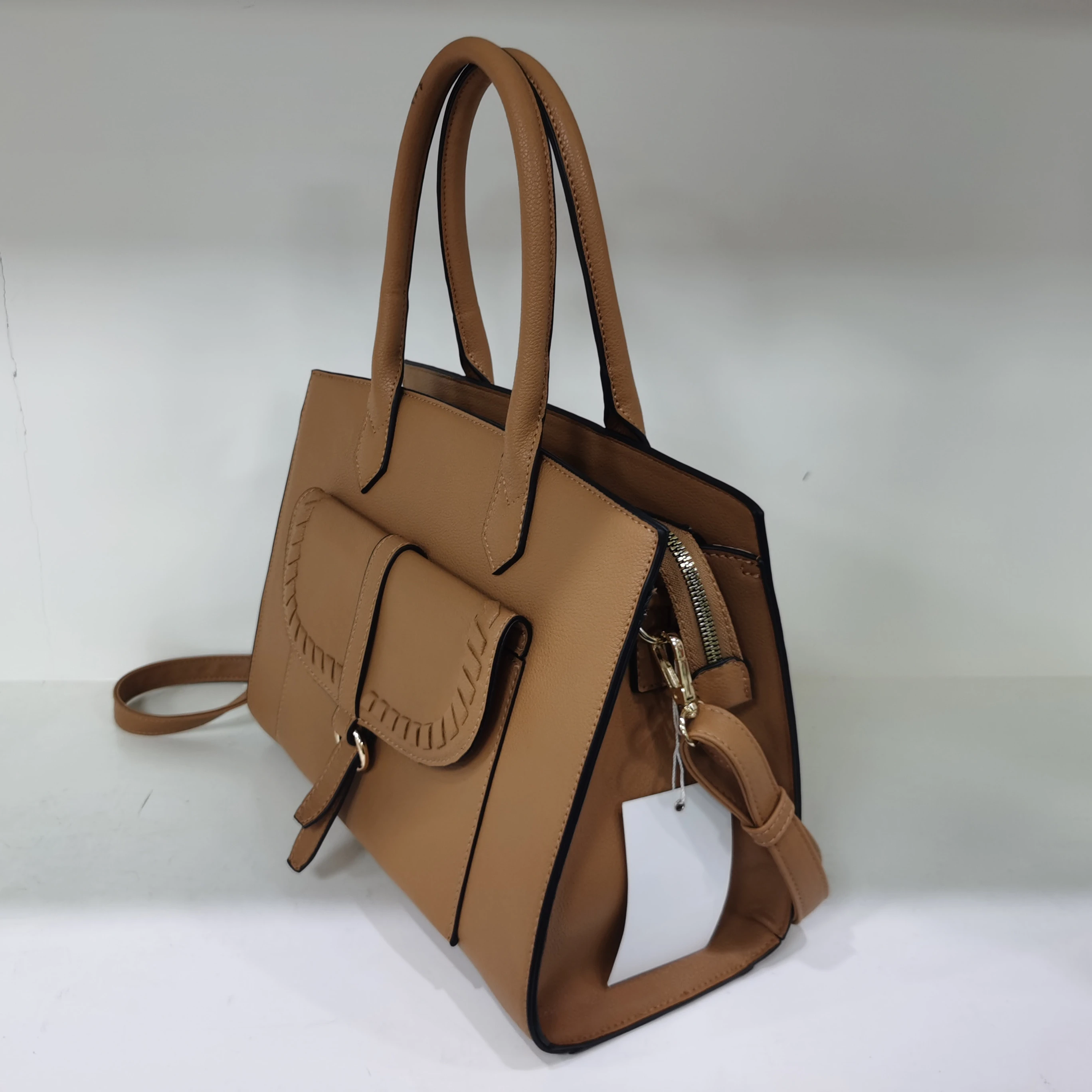 Wholesale Custom Logo Lady Tote Bag Pu Leather Satchel Crossbody Bags Women Handbags