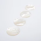Round Promotional AAA Grade Natural Round Mother Of Pearl Serving Slice For Pendant Jewelry