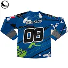 Unisex Jersey Unisex Motocross Jersey Plain Unisex Quick Dry Sublimated Motocross Jersey