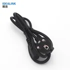Power Cable Eu Ac Cable Factory Price Flexible Multicore Eu Power Cable 3M Oem Euro Ac Desktop Power Cable