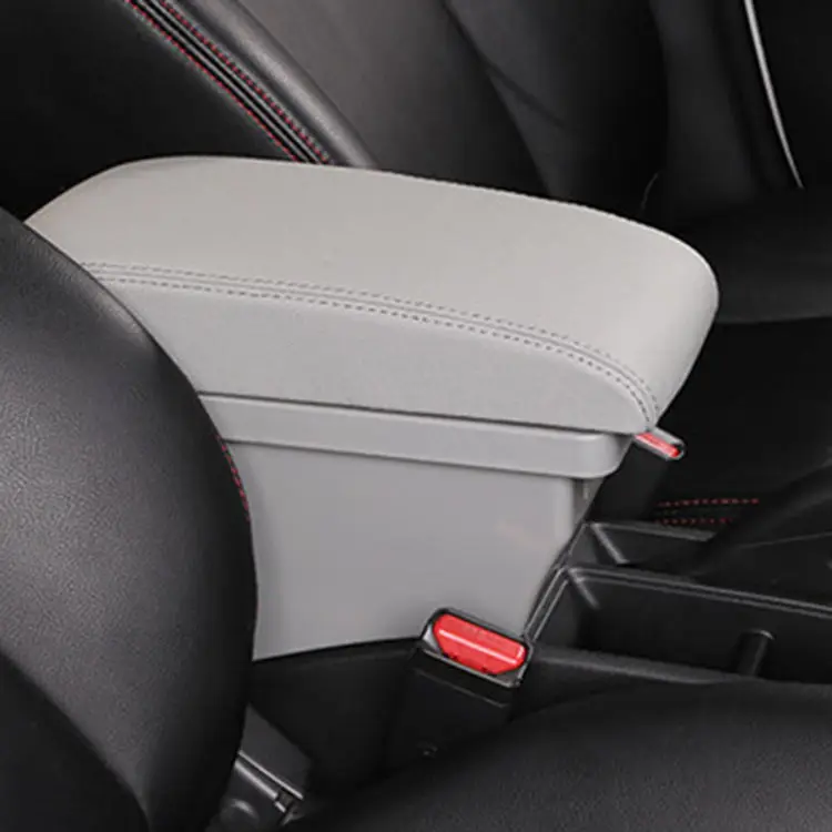 tiypeor hot sale multifunctional universal car armrest storage box with cup holder for front elbow support-3
