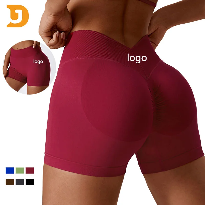 Active Wear Sports Shorts Yoga Short Women Seamless Fitness Pants High Waist Gym Sportswear Female Workout Running