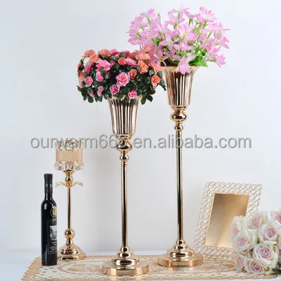 Ourwarm Centrotavola Matrimonio Table Tall Flower Stand Decoration