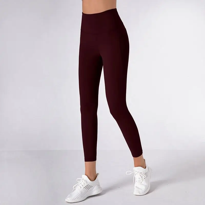 ECBC New Design Sport Girls Fitness Sport Wear High Elastic Sexy Side Mesh Stitching Yoga leggings for girls