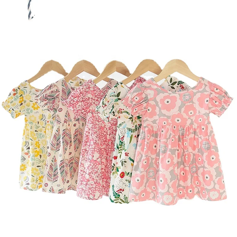 The Children's Place Baby & Toddler Girls' Short Sleeve Dresses - Floral Print Casual Dresses