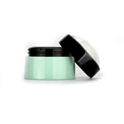 Beauty Lid Plastic PET Jars Beauty Container Empty Luxury Plastic Transparent Lid Face Cream Jar