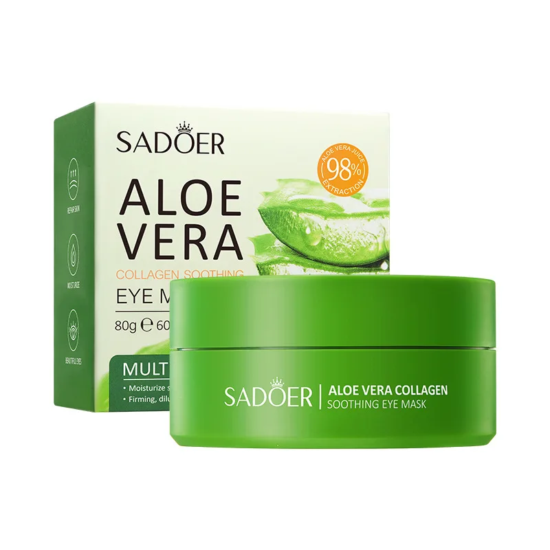 Sadoer Aloe Collagen Soothing Eye Mask Moisture Crystal Anti Dark