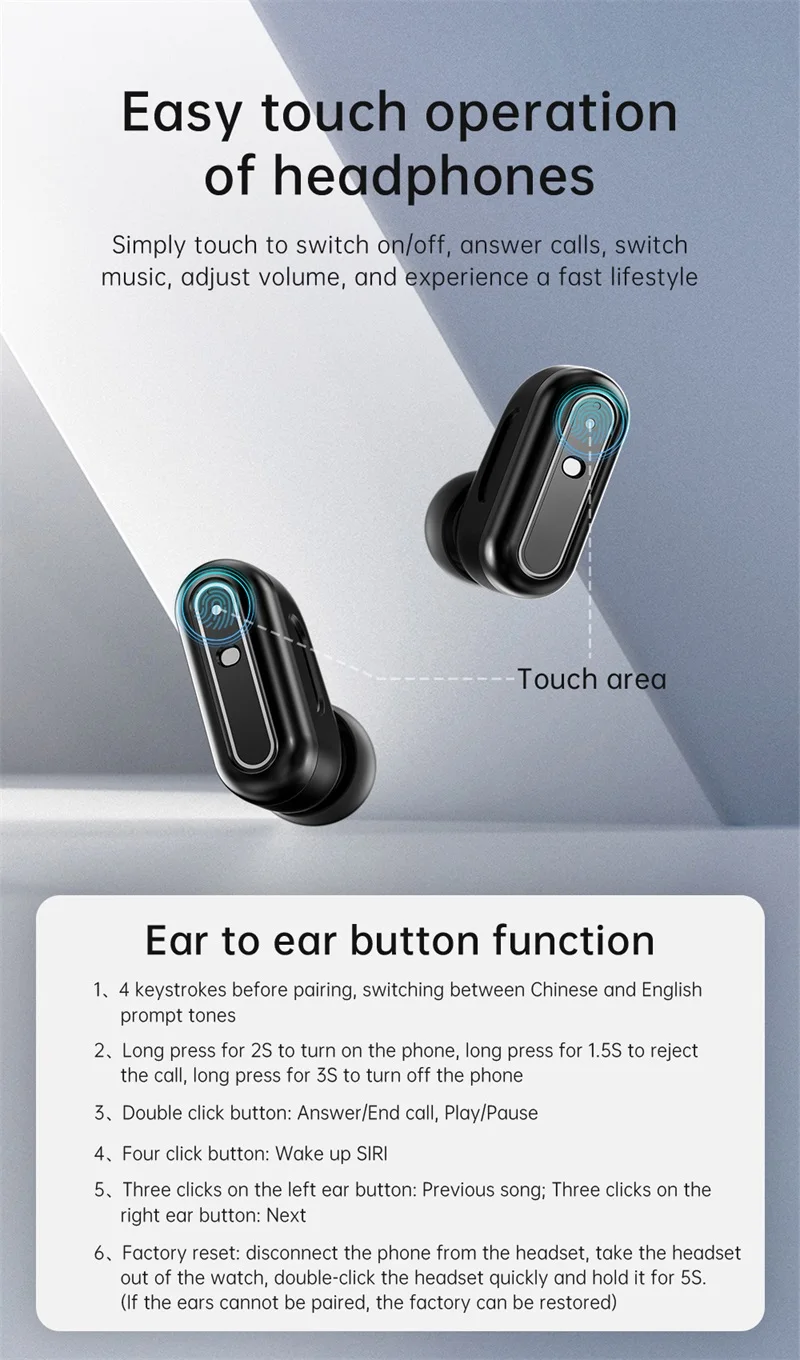 X10 2 in 1 Smart Watch with TWS Earbuds NFC IP67 Waterproof Fitness Tracker 1.39" HD Touchscreen Heart Rate SpO2 Monitor Sport Smartwatch for Men (9).jpg