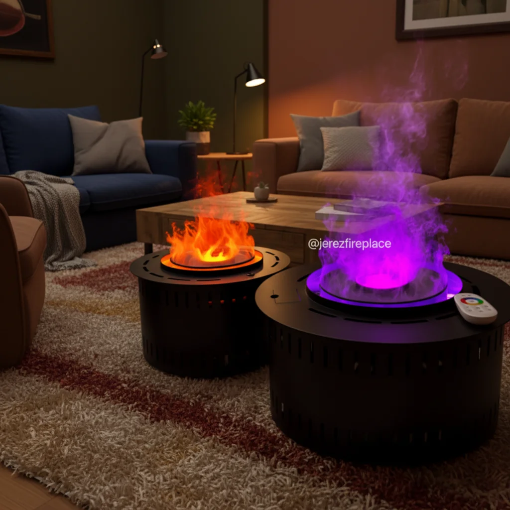 Electric Fireplace, Wall, 3D - detail 60