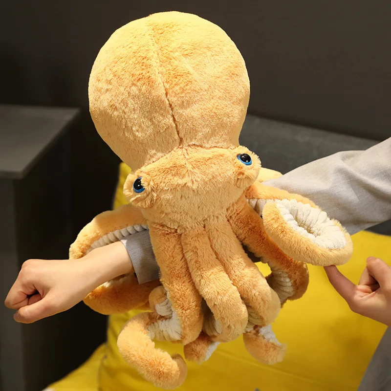 Custom cute octopus stuffed animal toy cuttlefish plush toys children octopus dolls