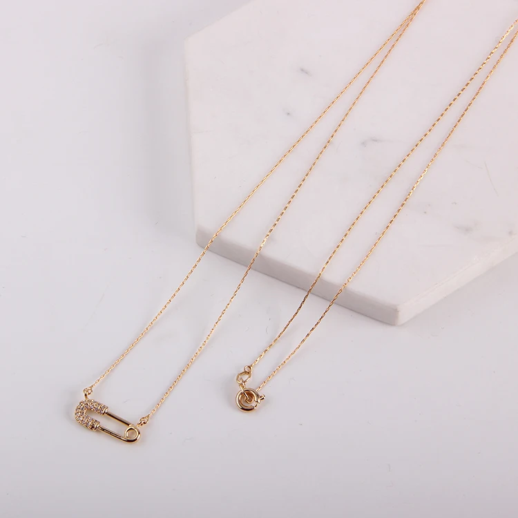 Buy 14k Gold Necklace,Korea Style 