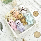 Plush Gift Promotional Gift Mini Plush Toys Teddy Bear With Bow Tie Wedding Day Valentine's Day Gift