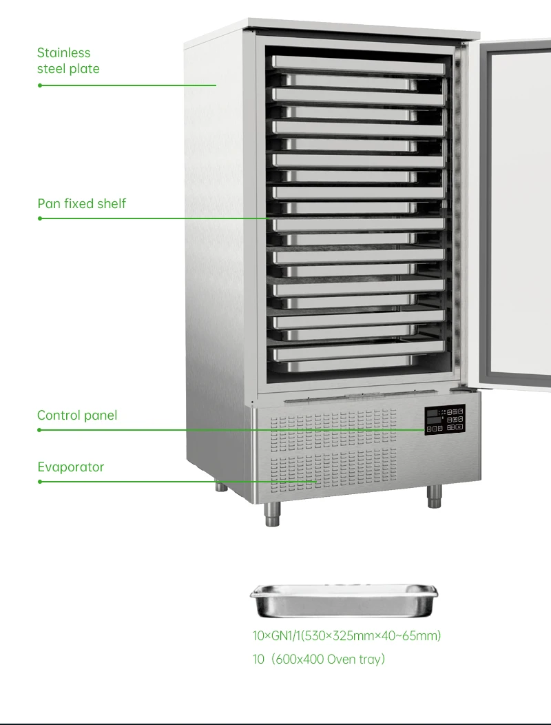 Quick Fast Blast Chiller, Stainless, Steel - detail 4
