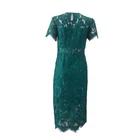Formal Party Dresses Hot Sale Woman Ruffle Sleeve 2021 Brand Plus Party Formal Girl Long Lace Dresses