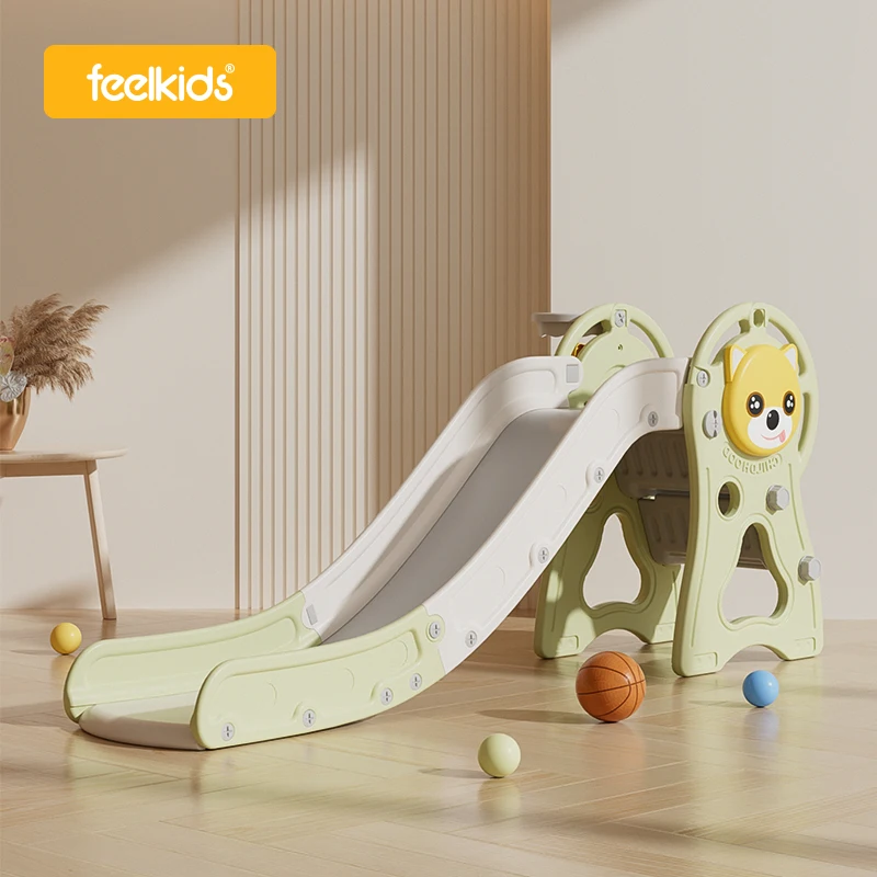 Feelkids Cute Dog Fun & Safe Durable Plastic Slide for Indoor Play-for Toddlers Children Kindergarten & School supplier