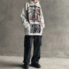 Hoodies High Quality Anime Hoodies Sweater Personality Oversized Men'S Hoodies Sweatshirts
